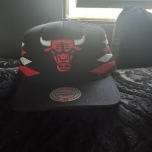 Striped bulls snapback